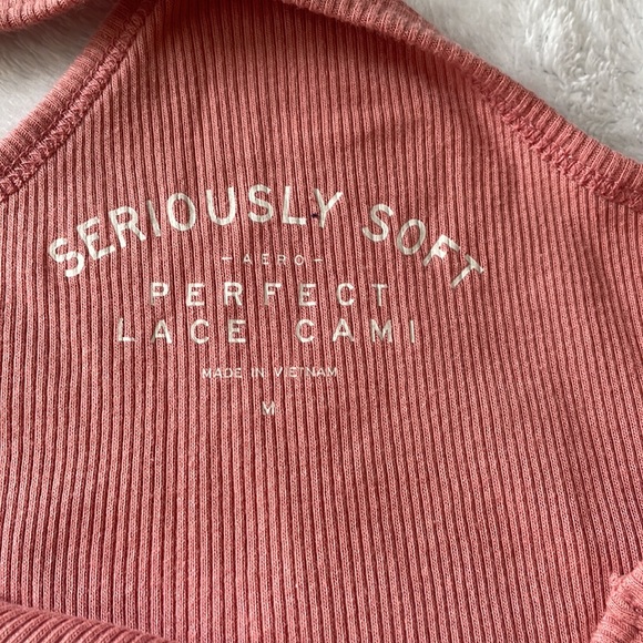 Pink lace cami - Picture 3 of 3